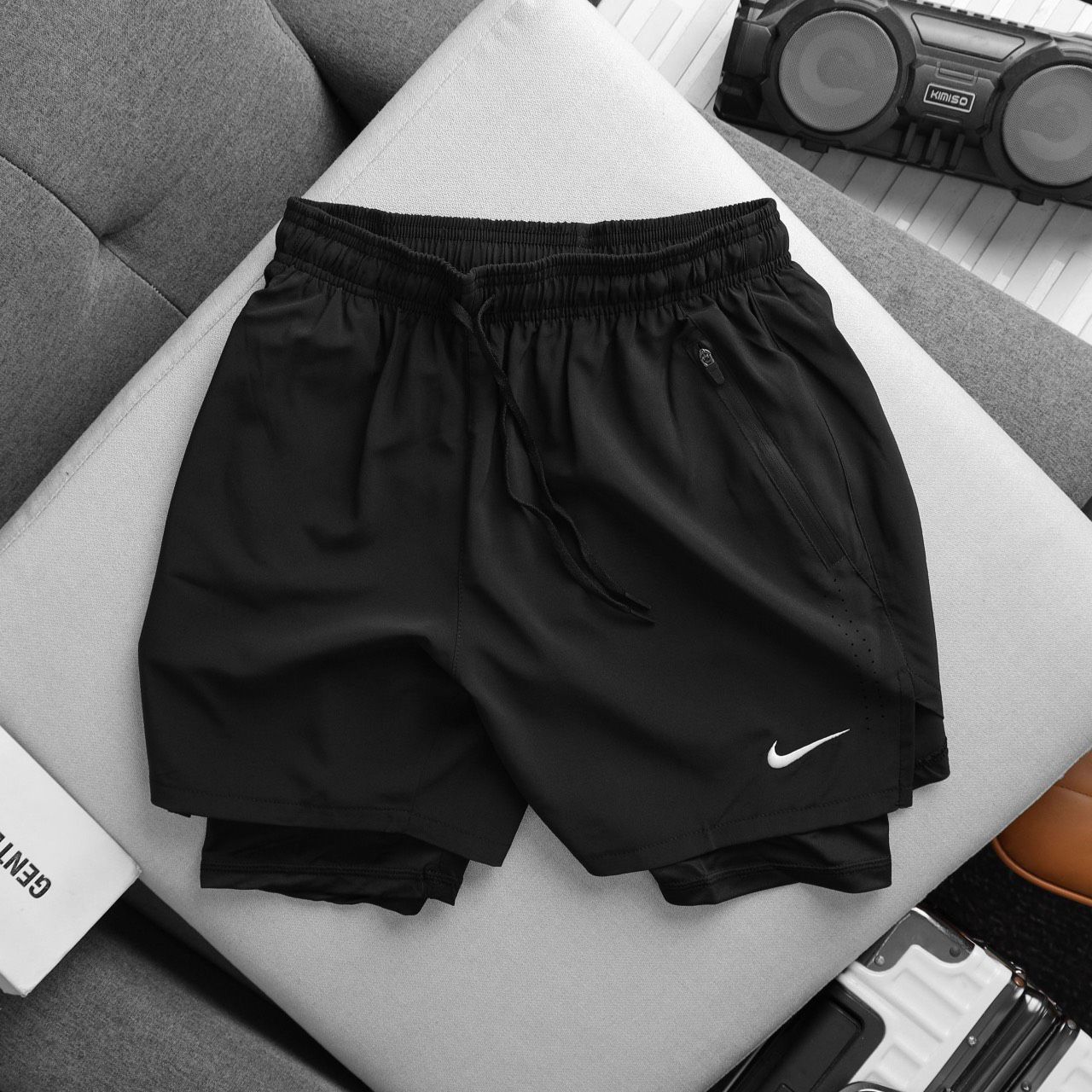 Nike Men's Dri-FIT 2-in-1 Stride Brief-Lined Shorts