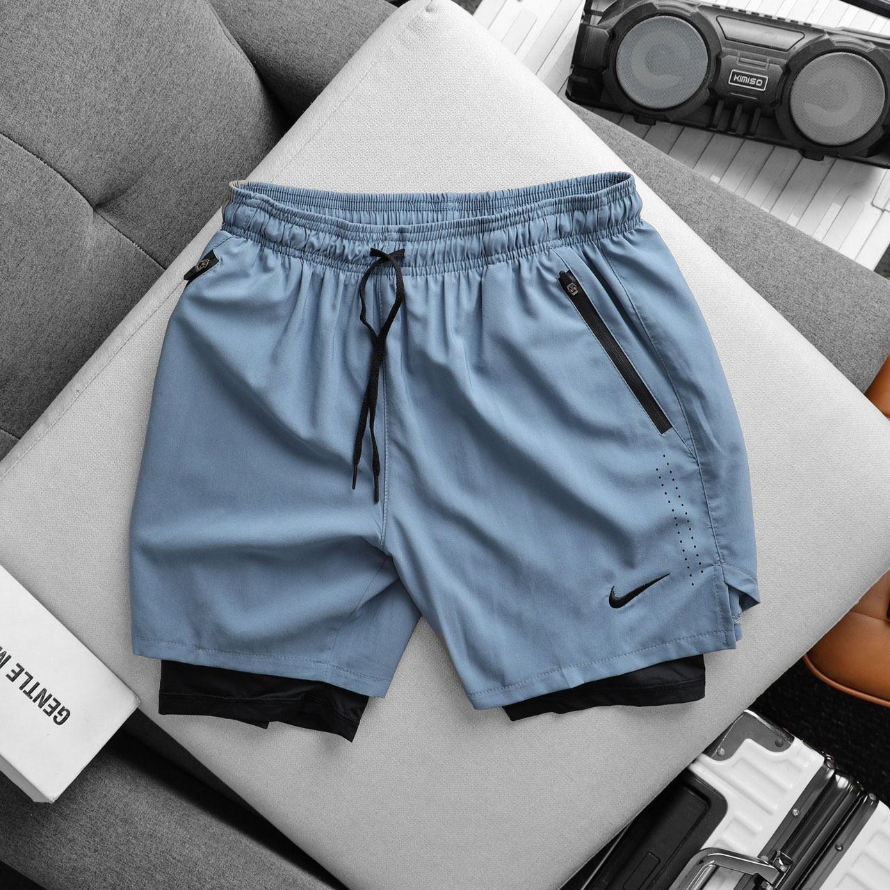 Nike Men's Dri-FIT 2-in-1 Stride Brief-Lined Shorts