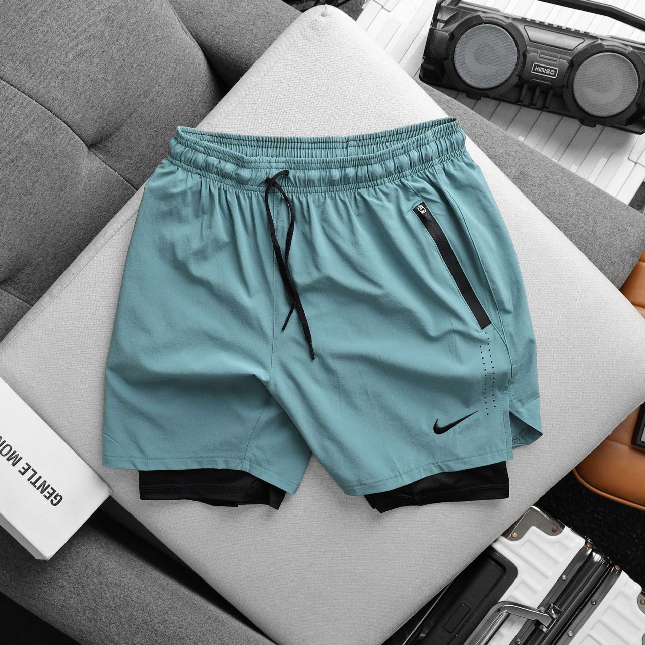 Nike Men's Dri-FIT 2-in-1 Stride Brief-Lined Shorts